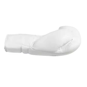 Ensemble de boxe personnalisé avec impression de logo de marque, ensemble de boxe en cuir véritable blanc, ensemble d'entraînement professionnel pour le kickboxing, le sanda et le muay thai - Product Image 2