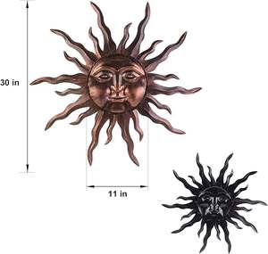 Arte de pared de hierro elegante de marca privada para colgar en la pared, decoración de interiores de lujo para el hogar, sala de estar, dormitorio, adorno metálico. - Product Image 6
