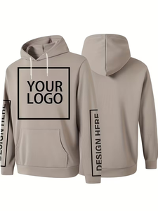 Men's Hooded Pullover Fleece 100% Cotton Oversized Eco-Friendly Breathable 500g Distressed Gothic Hoodie manufactures Bangladesh - Product Image 6