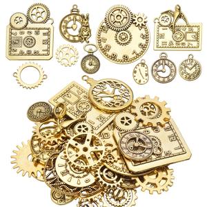 Clock <b>Face</b> Charm Pendant 100 Gram Multi Style Clocks and Watches Dial <b>Face</b> Movement Charms Gears Steampunk Pendant Craft Supplie - Product Image 1