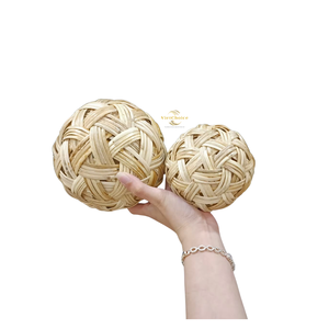 Boule de rotin écologique, ornement naturel fait main pour remplir les vases, pour la vente en gros - Product Image 1