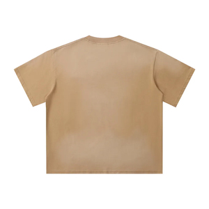 Camiseta Personalizada Lavada al por Mayor, Camiseta Vintage Lisa con Gráficos para Hombre, Camiseta Oversize de Hip Hop 100% Algodón de Alto Gramaje con Lavado Ácido - Product Image 2