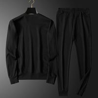 Ensemble de survêtement de luxe personnalisé avec strass, pantalon de jogging et sweat à capuche en diamant, matière de qualité supérieure