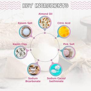 Bombas de Baño Orgánicas Certificadas por CPNP y GMP, Marca Privada OEM/ODM, Aromaterapia para Spa, Suministro al por Mayor, Empaque de Caja de Regalo, Tamaño Personalizado - Product Image 3