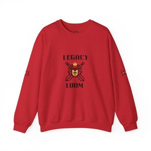 Sudadera de Invierno Digital Bordada Legacy Loom, Suéter Cómodo con Cuello Redondo para Hombre y Mujer, Diseño Único, 100% Algodón, Corte Holgado - Product Image 4