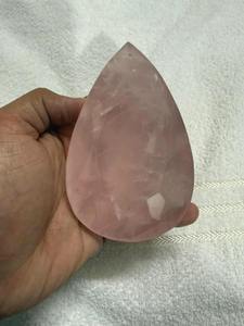 โรสควอตซ์คุณภาพสูง 100% แท้จากธรรมชาติ โรสควอตซ์คุณภาพเยี่ยม โรสควอตซ์ทรงลูกแพร์ - Product Image 2