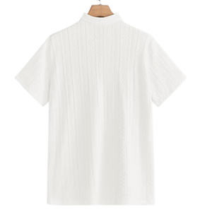 Camisas Formales de Manga Corta para Hombre, Tejidas, Ecológicas, Personalizadas al por Mayor, OEM/ODM, Impresión Digital en Grandes Cantidades - Product Image 6