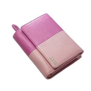 Cartera Trifold de Cuero Genuino Personalizada para Mujer, Protección RFID, Monedero con Bolsillo para Monedas con Cierre, Regalo Grabado Personalizado, a la Moda - Product Image 1