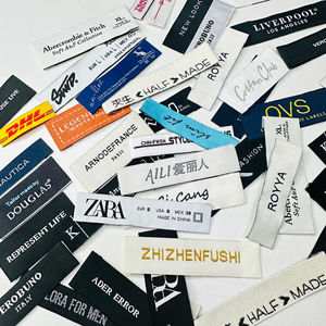 Étiquettes personnalisées de haute qualité pour les vêtements, logo de marque tissé, étiquette personnalisée pour le logo de marque, étiquettes tissées - Product Image 5