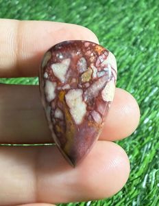 Affection Gems Natural Pink Mookite Cabochon Wholesale Lot 36Carat Color Change Effect Pear Cut Jewelry Making From Rajasthan - Product Image 3
