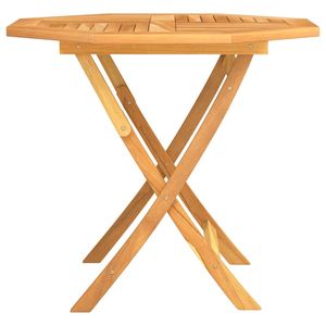 Tavolo da giardino pieghevole in legno di Teak massiccio 33.5 tavoli da esterno "x 33.5" x 29.9" - Product Image 4