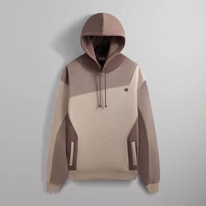 เสื้อผ้าลำลองผู้ชาย/ผู้หญิง สไตล์วินเทจ คัลเลอร์บล็อก โอเวอร์ไซส์ สตรีทแวร์ มินิมอล ลายเรขาคณิตหลากสี ปักโลโก้แบบ 3 มิติ 100% - Product Image 1