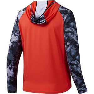 Sweat à capuche camouflage phosphorescent pour homme en mélange coton-polyester, motif luminescent, cordon de serrage, poche kangourou - Product Image 4