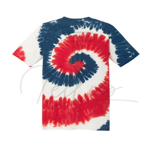 T-shirts Tie Dye décontractés d'été, T-shirts oversize personnalisés délavés à l'acide, T-shirts Tie Dye pour femmes - Product Image 6