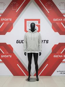 Sudadera clásica de color liso, forro polar de algodón suave, corte regular unisex, bolsillo canguro, puños acanalados, cálida y duradera para pedidos al por mayor - Product Image 2