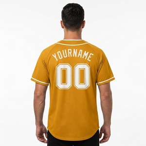 Camiseta de Béisbol al por Mayor con Logotipo Bordado, Uniforme Deportivo Unisex de Manga Corta, Malla de Poliéster, Uniforme de Béisbol 3D - Product Image 3