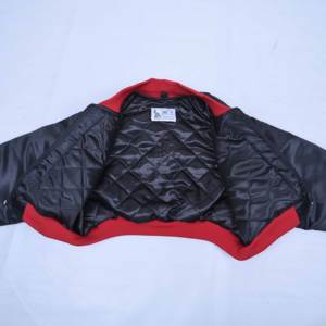 Fabricants de vestes varsity personnalisées de haute qualité avec logo brodé sur le devant et le dos, veste streetwear pour femmes - Product Image 2