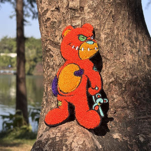 Colorful Coral Reef Embroidery Patch Iron On Fabric Badge for Hats Bags <b>Jackets</b> Caps DIY Ocean Clothing Decoration - Product Image 4