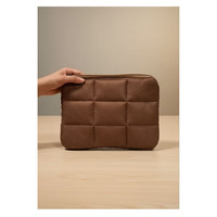 Sarung Laptop Tablet Anti Maling Premium Berbahan Katun Quilted dengan Pegangan, Buatan Tangan Pria, Cetakan Blok Jaipur, Tahan Lama, Bergaya, Bisnis, Vintage