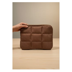 Premium Quilted Cotton Zippered <b>Laptop</b> Tablet Sleeve Men Handmade Jaipur Block Print Durable Stylish Business Vintage Portable - Product Image 2