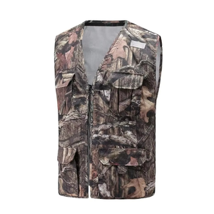 Chaleco de Caza Personalizado GRACE SIGN, Multibolsillos, Transpirable, Impermeable, Cortavientos, Invernal, Casual, Talla Grande, Camuflaje para Hombre - Product Image 3