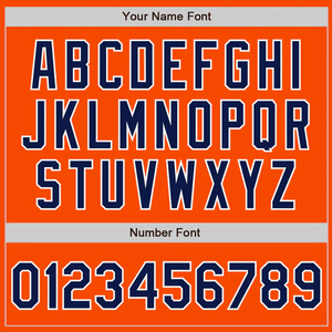 Yourteams <b>Baseball</b> Jersey Men's Orange Short Sleeve V-Neck Moisture Wicking Custom Team Name Sublimated Print - Product Image 4