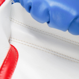 Premium Pro Fly Boxing Sparring Gloves Blue Red Real Cowhide Leather Training Boxing Gloves <b>Adjustable</b> <b>Strap</b> Oem Fly Gloves - Product Image 3