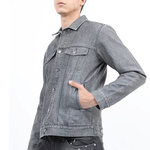 Top Selling Eco-Friendly Men <b>Jeans</b> Jacket <b>Soft</b> Fabric Streetwear Comfortable Custom Logo Men Winter Jacket - Product Image 2