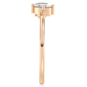 Bague en argent sterling 925 certifiée GRA avec moissanite REYES, très vendue, pour femme, cadeau de luxe pour mariage ou fiançailles, bijoux fins - Product Image 5