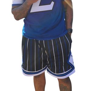 Pantalones Cortos de Baloncesto Phi Beta Sigma con Rayas Finas y Malla Pesada para Hombre, Ajuste Cómodo, Tela Premium, Ropa de Fraternidad Griega - Product Image 1