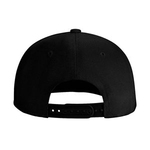 หมวกแก๊ปแบบ Snapback 6 แผง ปักลายตัวอักษรสีรุ้งด้วยด้ายฝ้ายสีดำ ปรับขนาดได้ สไตล์สตรีท ยูนิเซ็กส์ - Product Image 6