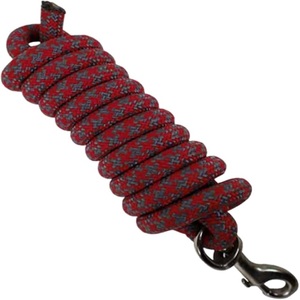 Corde de trelage pour chevaux en nylon robuste et durable, fabriquée à la main, avec mousqueton en laiton massif, corde de trelage en PP pour chevaux - Product Image 1