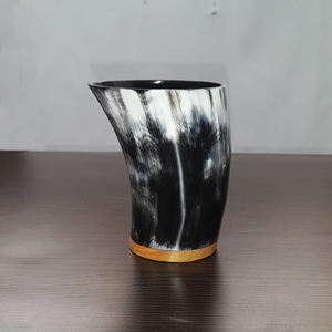 Viking Beer <b>Cup</b> Natural Polished Finish <b>Large</b> Handmade Buffalo Horn Mug Viking Style Drinking <b>Cup</b> for Beer Festivals and Parties - Product Image 2