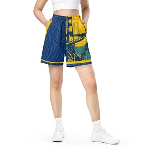 Pantalones Cortos Deportivos para Hombre, Cintura Alta, Cierre con Cordón, Logotipo Personalizado, Números y Nombres, Impresión Digital, Resistentes al Viento, Estilo Urbano - Product Image 5