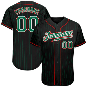 Camiseta de Béisbol Personalizada con Rayas Negras, Ropa Deportiva Urbana para Hombre y Mujer, Uniforme de Equipo, Transpirable, para Gimnasio, Club, Moda Atlética - Product Image 2