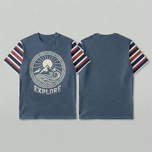 Camiseta vintage con estampado gráfico para hombre, manga corta, estilo pop art, algodón, estilo retro, ropa de calle, camiseta para hombre - Product Image 4