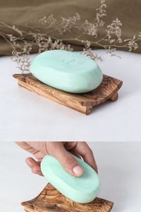 Natural Bamboo Six-piece Waterproof Bathroom <b>Sets</b> Shower <b>Soap</b> Holder Dish Rack Storage Support Board <b>Soap</b> Tray - Product Image 4