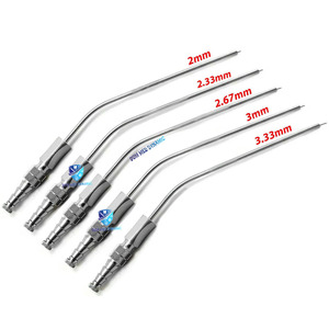 Tubo de succión Frazier de 5 piezas de calidad premium, instrumento quirúrgico manual de acero inoxidable, herramienta de succión médica reutilizable DMD - Product Image 1