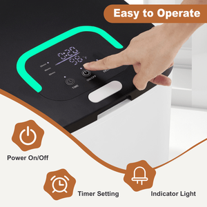 Scaldasalviette Elettrico di Lusso per Bagno, Capacità 14 Litri, Scaldasalviette Spa con Timer, Accessori per Bagno e Toilette - Product Image 4