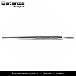 ด้ามมีดผ่าตัดไมโครเบลด รุ่นที่ 3 แบบปลายมน ทำจากสแตนเลสเกรดพรีเมียม สำหรับการผ่าตัดทั่วไป - Product Image 2