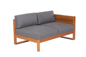 Chaise longue en bois d'extérieur fabriquée au Vietnam Coussin imperméable Résistant aux intempéries et prêt pour la cour - Product Image 2