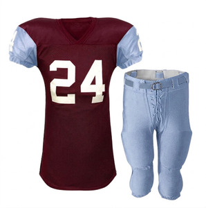 Ensemble d'uniformes de football américain sans manches, col en V, légers, respirants, réfléchissants, 100 % polyester, personnalisables, prix usine OEM - Product Image 1