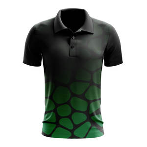 Camiseta Polo Personalizada con Estampado Completo, 100% Poliéster, Secado Rápido, Sublimada, para Golf, con Cuello, para Hombre, Estilo Bowling - Product Image 1