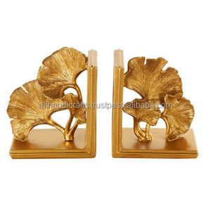 Pear Shaped Antique Brass <b>Bookends</b> with Classic Design – A Timeless Desk Accessory for Study and Office - Product Image 5
