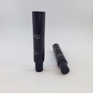 Black Plastic Cosmetic Tube Twist Dispenser Packaging Container Custom Printed for Skincare <b>Sunscreen</b> Cream - Product Image 4