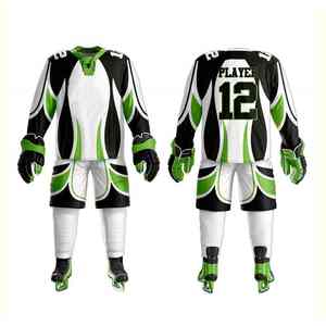 Uniforme de hockey sur glace de qualité supérieure, léger, en tissu respirant, coupe athlétique professionnelle, coutures renforcées, impression résistante à l'usure - Product Image 1