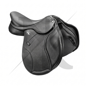 Selle de dressage en cuir anglais de qualité supérieure pour chevaux, légère, pour les événements de compétition, produits d'équitation, Pakistan - Product Image 5