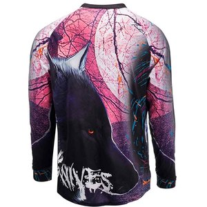 เสื้อเจอร์ซีย์สำหรับขี่มอเตอร์ไซค์ ระบายอากาศได้ดี แห้งเร็ว กันลม พิมพ์ลายแบบซับลิเมชั่น มีไซส์พลัส  สามารถสั่งตัดไซส์ได้ ดีไซน์ใหม่ - Product Image 4