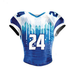 ชุดยูนิฟอร์มอเมริกันฟุตบอลชายแบบเย็บใหม่ โลโก้/สีตามสั่ง ป้องกันรอยยับ ระบายอากาศได้ดี คุณภาพพรีเมียม - Product Image 5