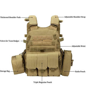 Chaleco de Camuflaje para Hombre Talla Grande, Tela de Lona Impermeable, Ecológico y Transpirable, Diseño Personalizable - Product Image 6